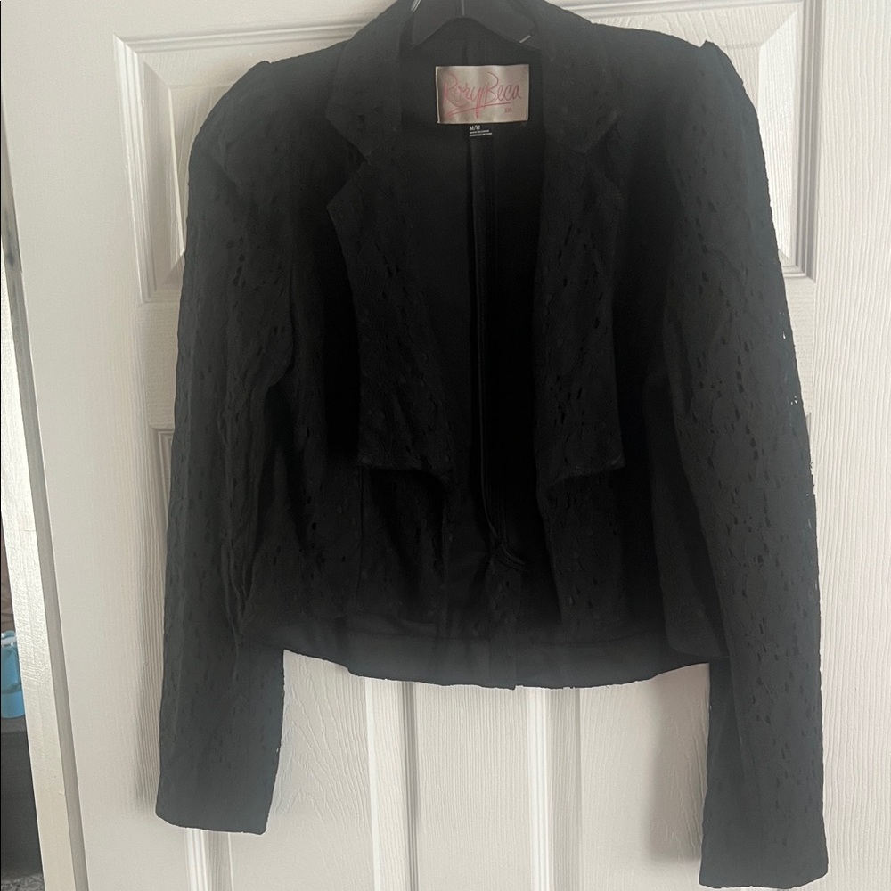 Rory Beca Black Textured Blazer